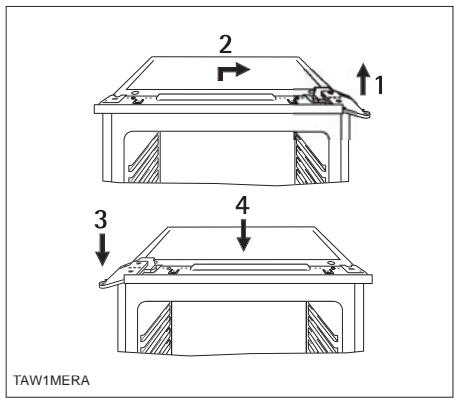 DE DIETRICH DRH 914 JE - Door reversal - 2