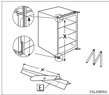 DE DIETRICH DRH 914 JE - Démontage de la porte de l.appareil - 3