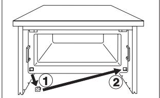 DE DIETRICH DRH 914 JE - Change of door opening direction of frozen food compartment - 3