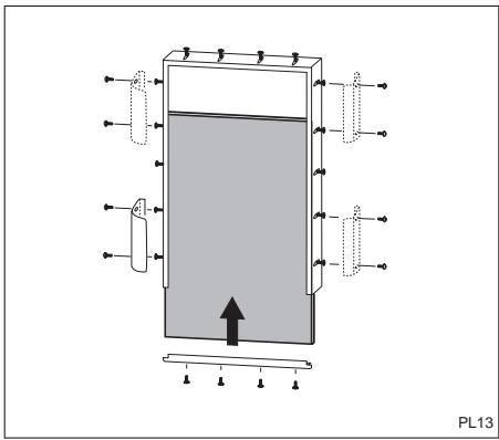 DE DIETRICH DRH 914 JE - Démontage de la porte de l.appareil - 9