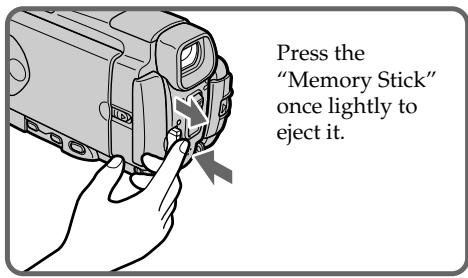 SONY DCR-IP45E - Inserting a "Memory Stick" (p. 130) - 2