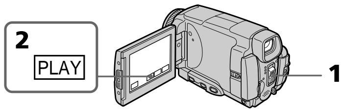 SONY DCR-IP55E - Перед выполнением операции - 1