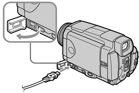 SONY DCR-IP55E - Подсоединение к сетевой розетке - 1