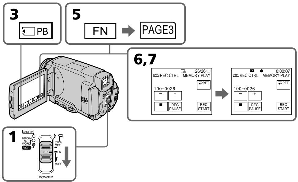 SONY DCR-IP55E - Перед выполнением операции - 1