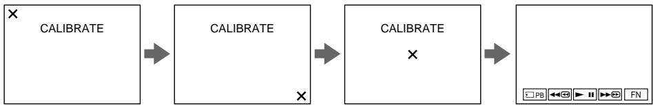 SONY DCR-IP55E - Регулировка экрана ЖКД (CALIBRATION) - 1