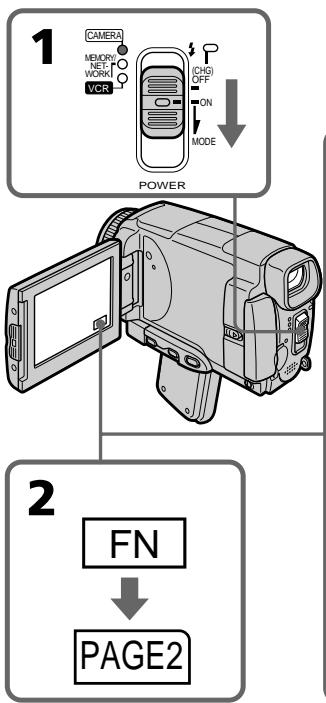 SONY DCR-IP55E - Using special effects - Digital effect - 1