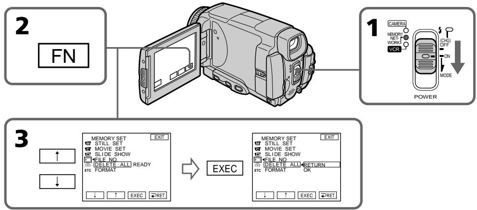 SONY DCR-IP55E - Перед выполнением операции - 1