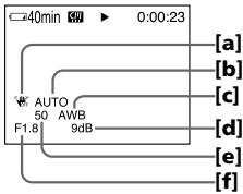 SONY DCR-IP55E - Remaining battery time indicator during playback - 1
