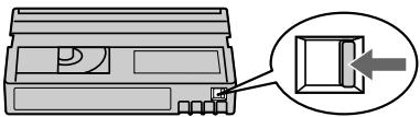SONY DCR-PC101E - Для предотвращения случайного стирания - 1