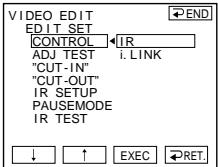 SONY DCR-PC101E - Установка кода IR SETUP - 6