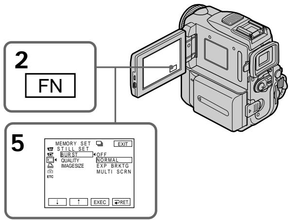 SONY DCR-PC101E - Запись неподвижных изображений на "Memory Stick" – Фотозапись с сохранением в памяти - 1