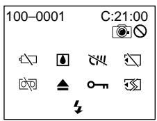 SONY DCR-PC101E - Warning indicators - 1
