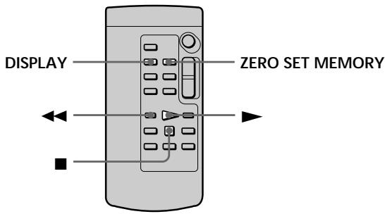 SONY DCR-PC101E - Быстрый поиск эпизода – ZERO SET MEMORY (память нулевой отметки) - 1