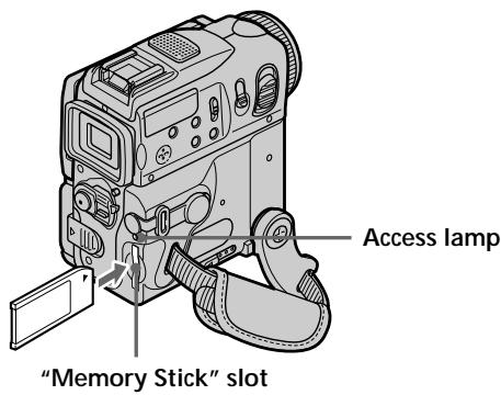 SONY DCR-PC101E - Inserting a "Memory Stick" (p. 151) - 1