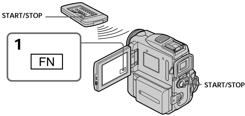 SONY DCR-PC101E - Запись по таймеру самозапуска - 1