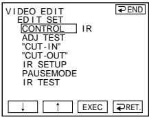 SONY DCR-PC101E - Установка кода IR SETUP - 5