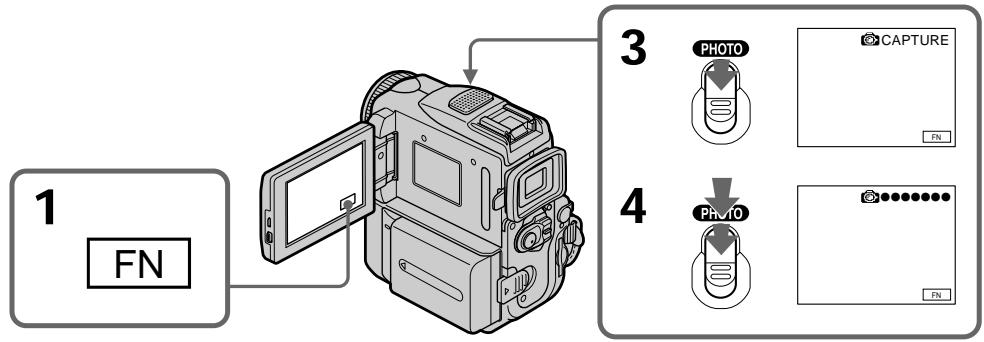 SONY DCR-PC101E - Запись неподвижного изображения на ленту – Фотосъемка на ленту - 1