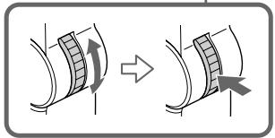 Diagram illustrating a mechanical or fluidic process with curved pipe sections and directional arrows indicating movement or flow.