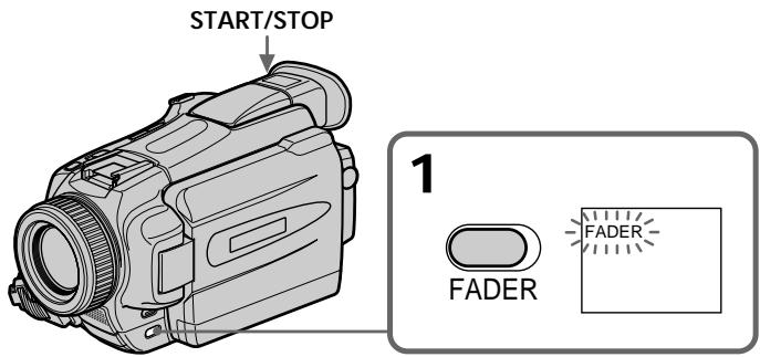 START/STOP 1 FADER FADER FADER