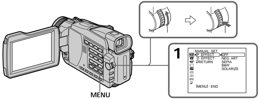 SONY DCR-TRV118E - Воспроизведение лент с эффектом изображения - 1