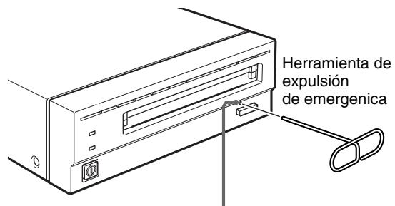 SONY RMO-S561 - ■ Qué hacer si el disco no sale expulsado - 1