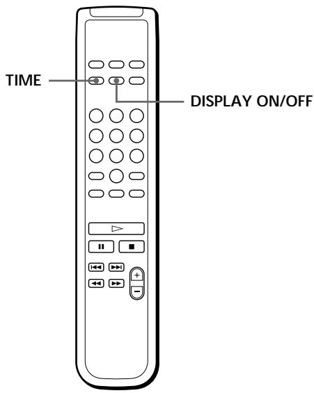 SONY CDP-XB740 - Using the Display - 2