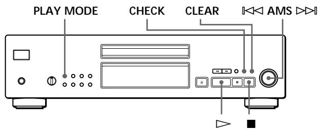 SONY CDP-XB740 - Creating Your Own Programme (Programme Play) - 1