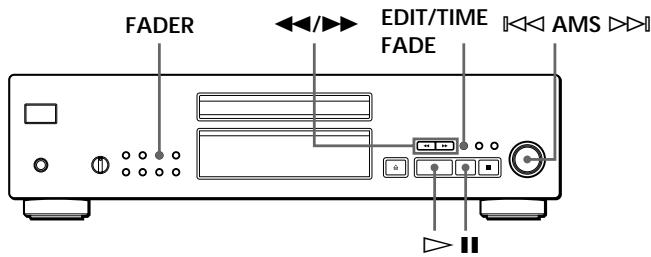 SONY CDP-XB740 - Fondu enchaine d'entrée et desortingie - 1