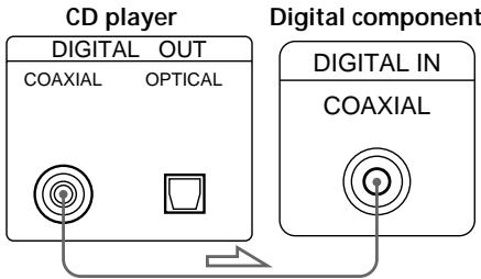 SONY CDP-XB740 - ■ When making digital hookups - 2