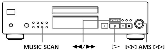 SONY CDP-XB740 - Localisation d'un passage spécifique ou d'un endroit particulier sur une plage - 1