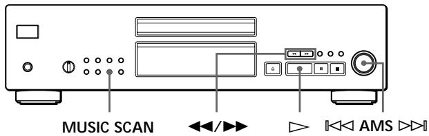 SONY CDP-XB740 - Localización de un temaspecifico o de un punto determinado de un tema - 1