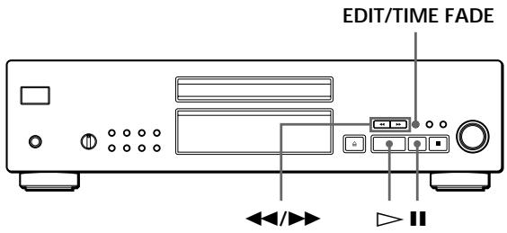 SONY CDP-XB740 - Aufnehmen einer CD mit Angabe der Bandlänge (Time Edit/Just Edit) - 1