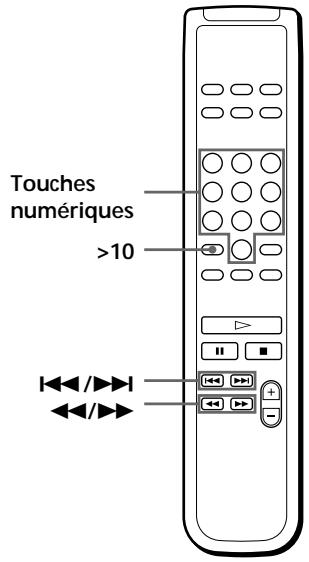 SONY CDP-XB740 - Localisation d'un passage spécifique ou d'un endroit particulier sur une plage - 2