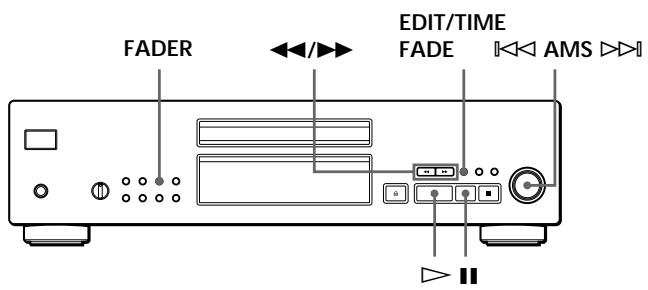 SONY CDP-XB740 - Ein- oder Ausblenden - 1