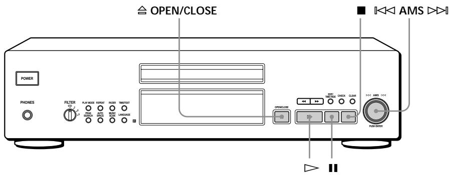 SONY CDP-XB740 - Pour arrêté la lecture - 1