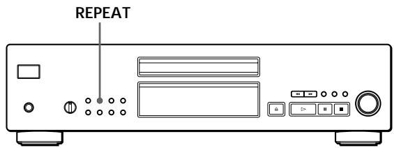 SONY CDP-XB740 - Wiederholtes Wiedergeben von Titeln - 1