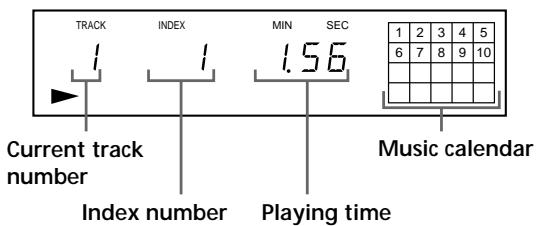 SONY CDP-XB740 - Display information while playing a disc - 1