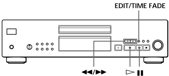 SONY CDP-XB740 - Recording a CD by Specifying Tape Length (Time Edit/Just Edit) - 1