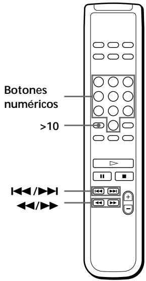 SONY CDP-XB740 - Localización de un temaspecifico o de un punto determinado de un tema - 2