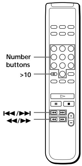 SONY CDP-XB740 - Locating a Specific Track or a Particular Point in a Track - 2