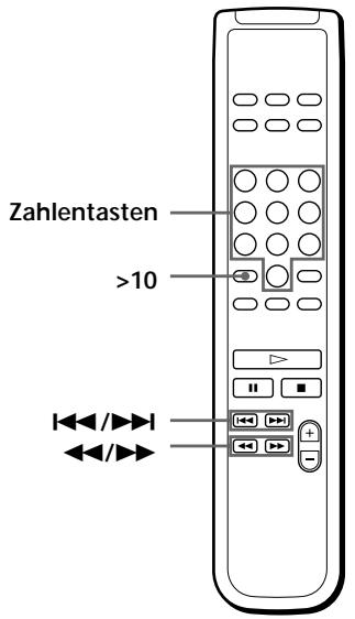 SONY CDP-XB740 - Ansteuern eines bestimmten Titels oder einer bestimmten Stelle in einem Titel - 2