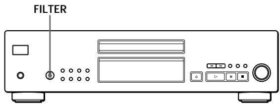 SONY CDP-XB740 - Anpassendes Klangs (Digitalfilterfungtion) - 1
