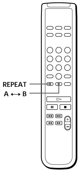 SONY CDP-XB740 - Playing Tracks Repeatedly - 2