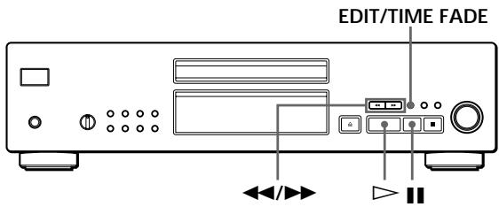 SONY CDP-XB740 - Enregistrement d'un CD en spécifient la longueur de bande (Montage programme/Montage précis) - 1