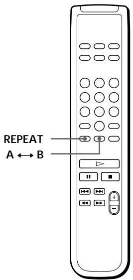 SONY CDP-XB740 - Wiederholtes Wiedergeben von Titeln - 2