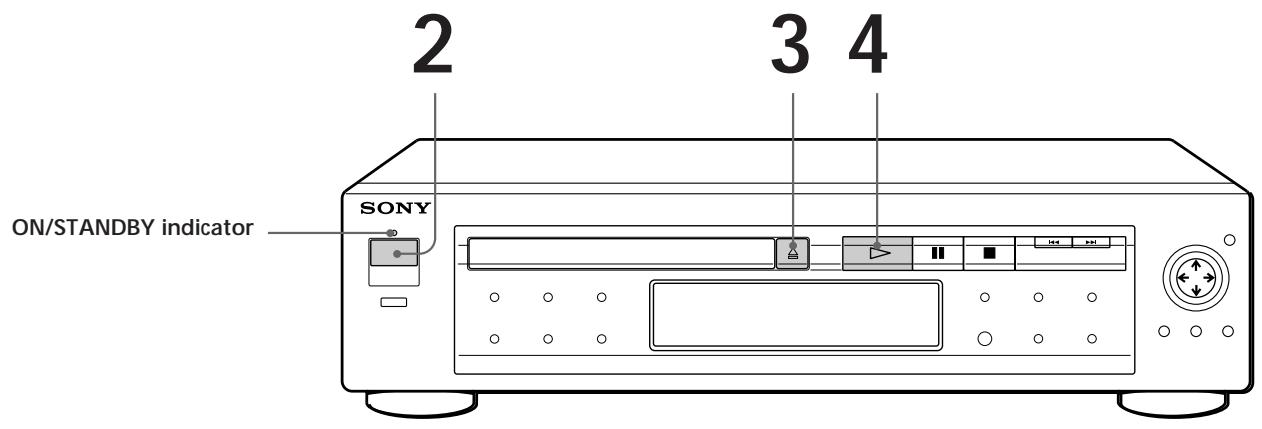 SONY DVP-S3000 - Playing a DVD - 1