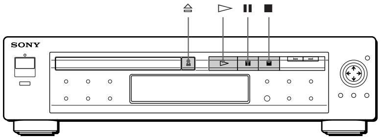 SONY DVP-S3000 - To stop playback - 1