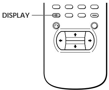 SONY DVP-S3000 - Using the On-Screen Display - 1