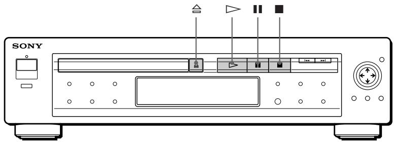 SONY DVP-S3000 - To stop playback - 1