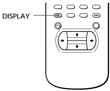 SONY DVP-S3000 - Using the On-Screen Display - 1